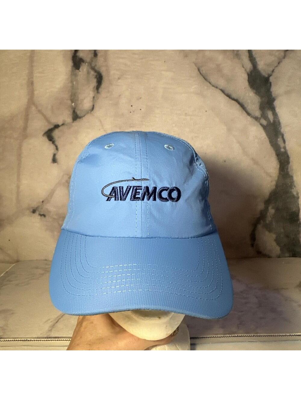 Avemco Aviation Airplane Embroidered Blue Imperial Golf Hat